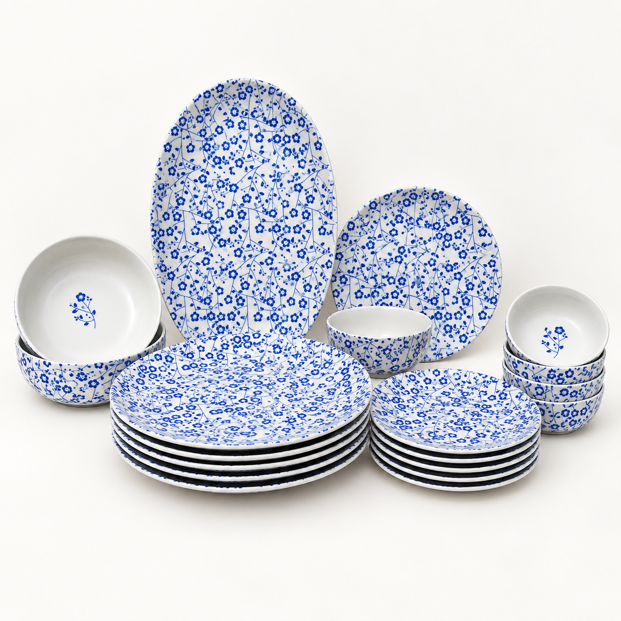 INDIGO FILLIGREE SET OF 21 - Image 10
