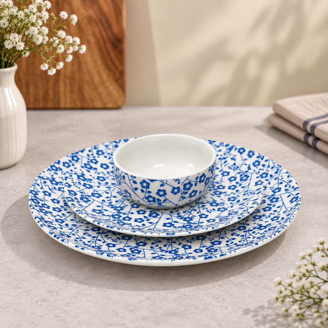 INDIGO FILLIGREE SET OF 21 - Image 2