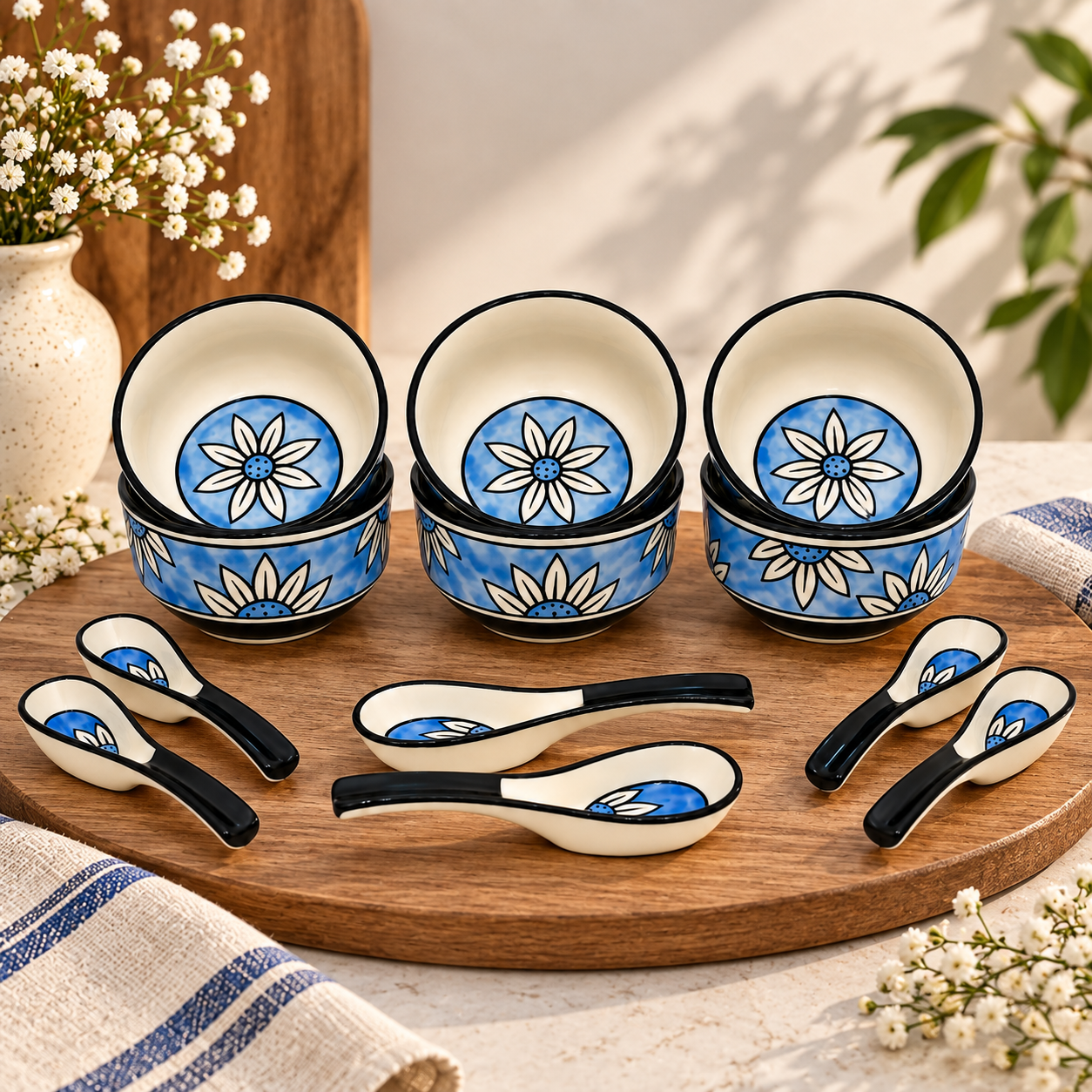 BLUE BLOSSOM SET OF 37 - Image 2