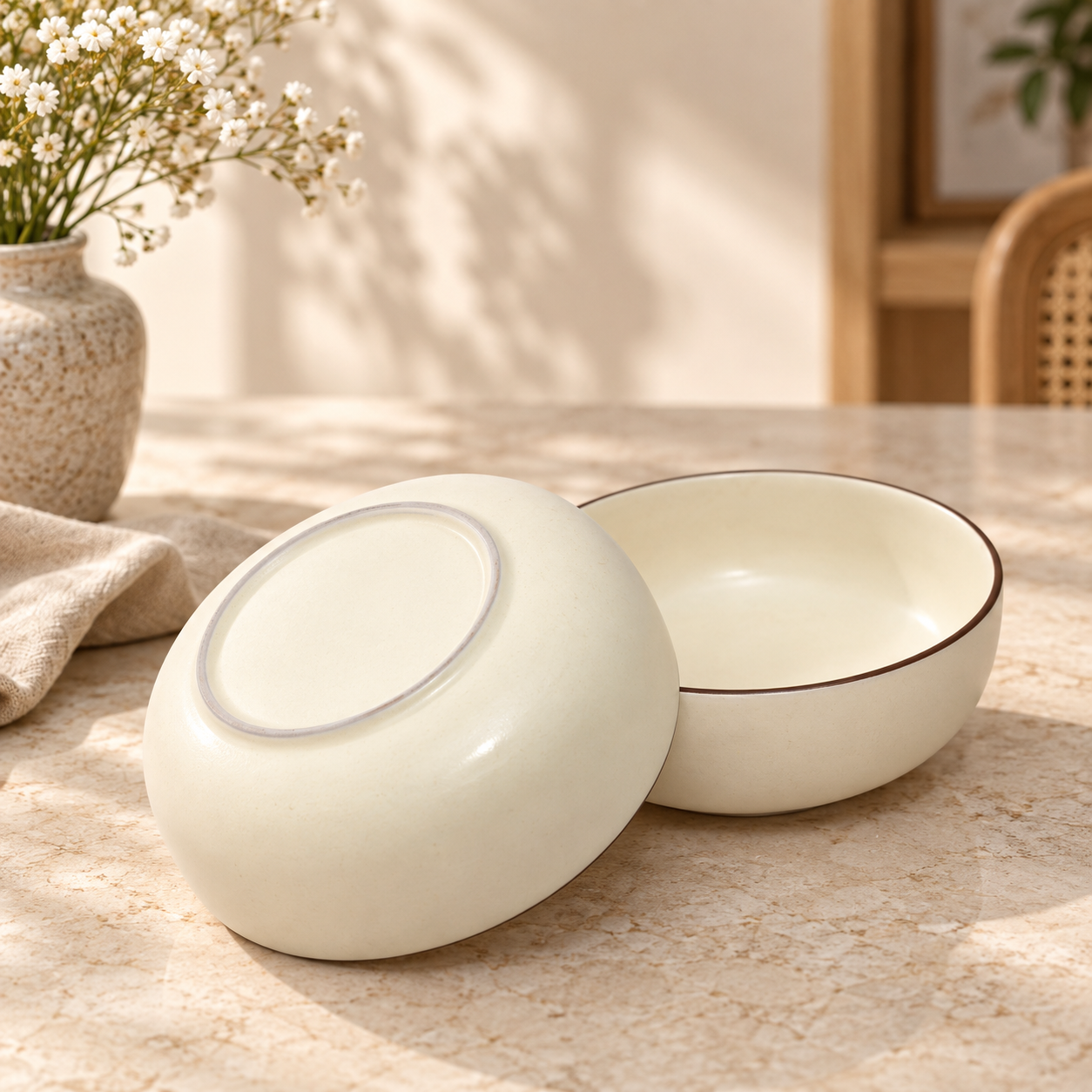 IVORY SERVING BOWL - Image 2
