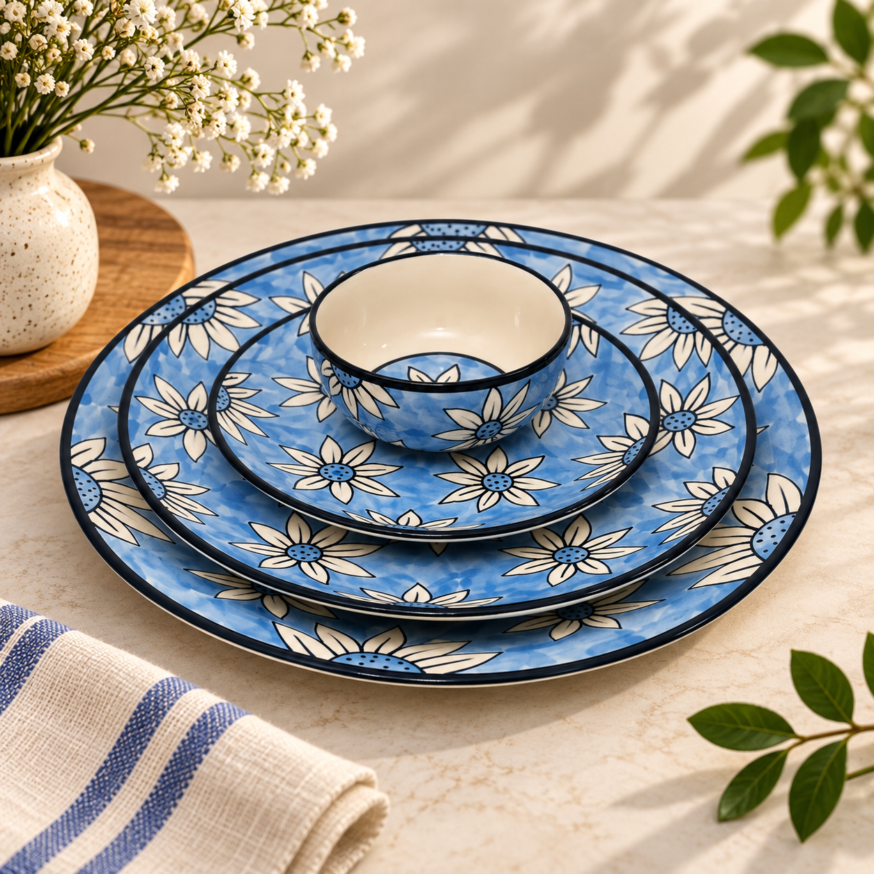 BLUE BLOSSOM SET OF 37 - Image 3
