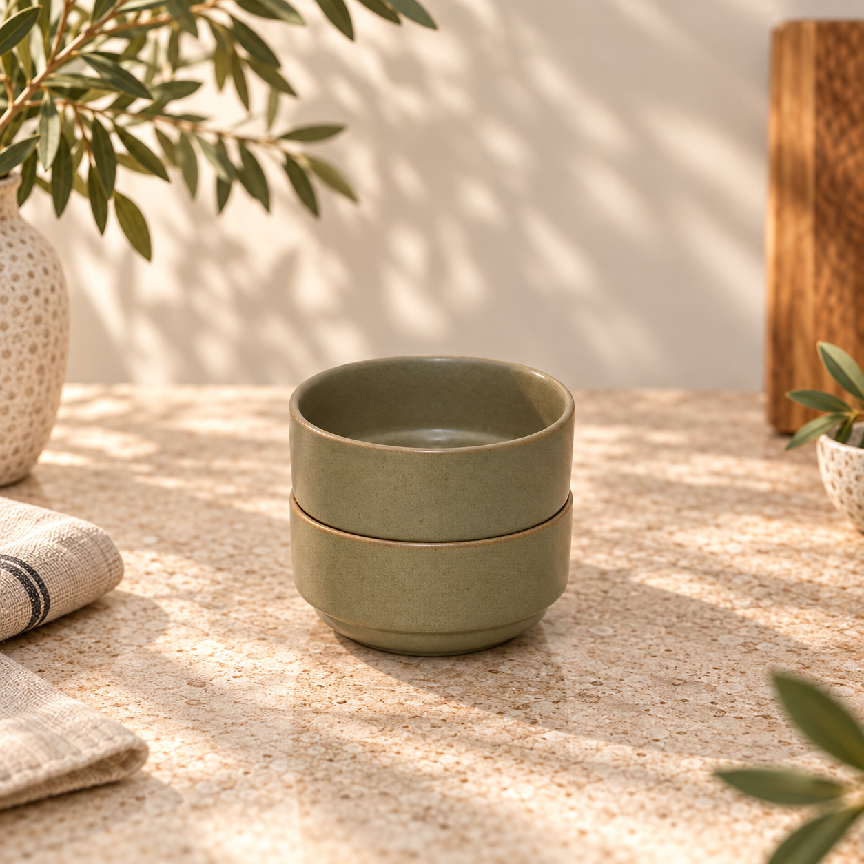 TAUPE MATTE - SET OF 6 - Image 3