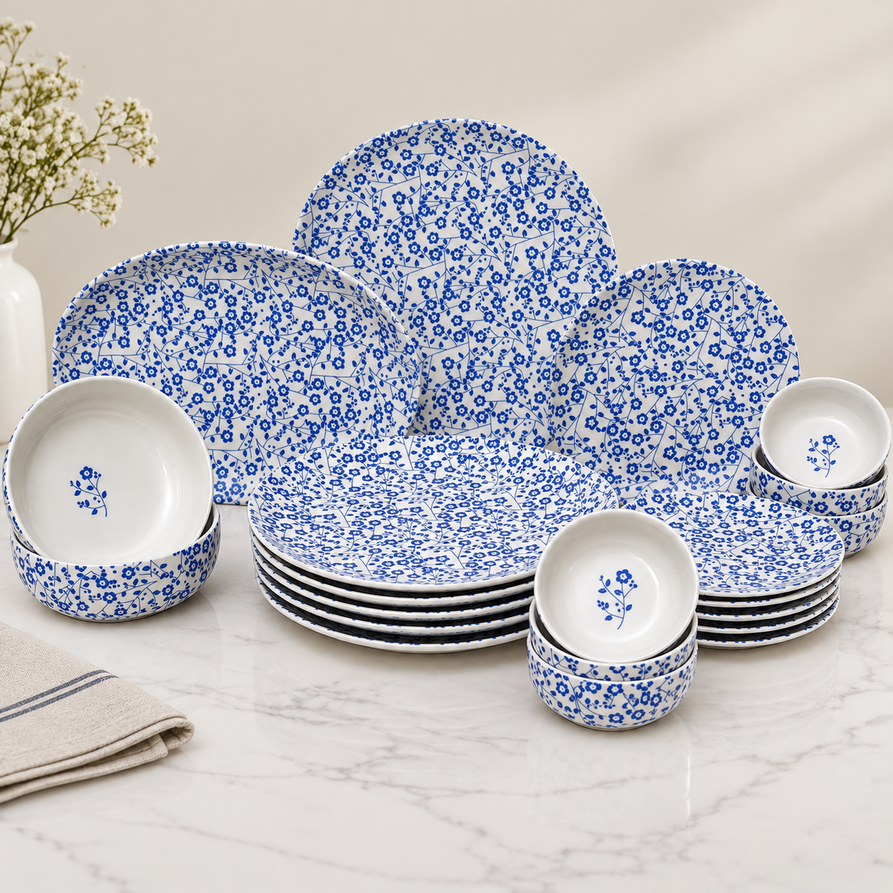 INDIGO FILLIGREE SET OF 21 - Image 4