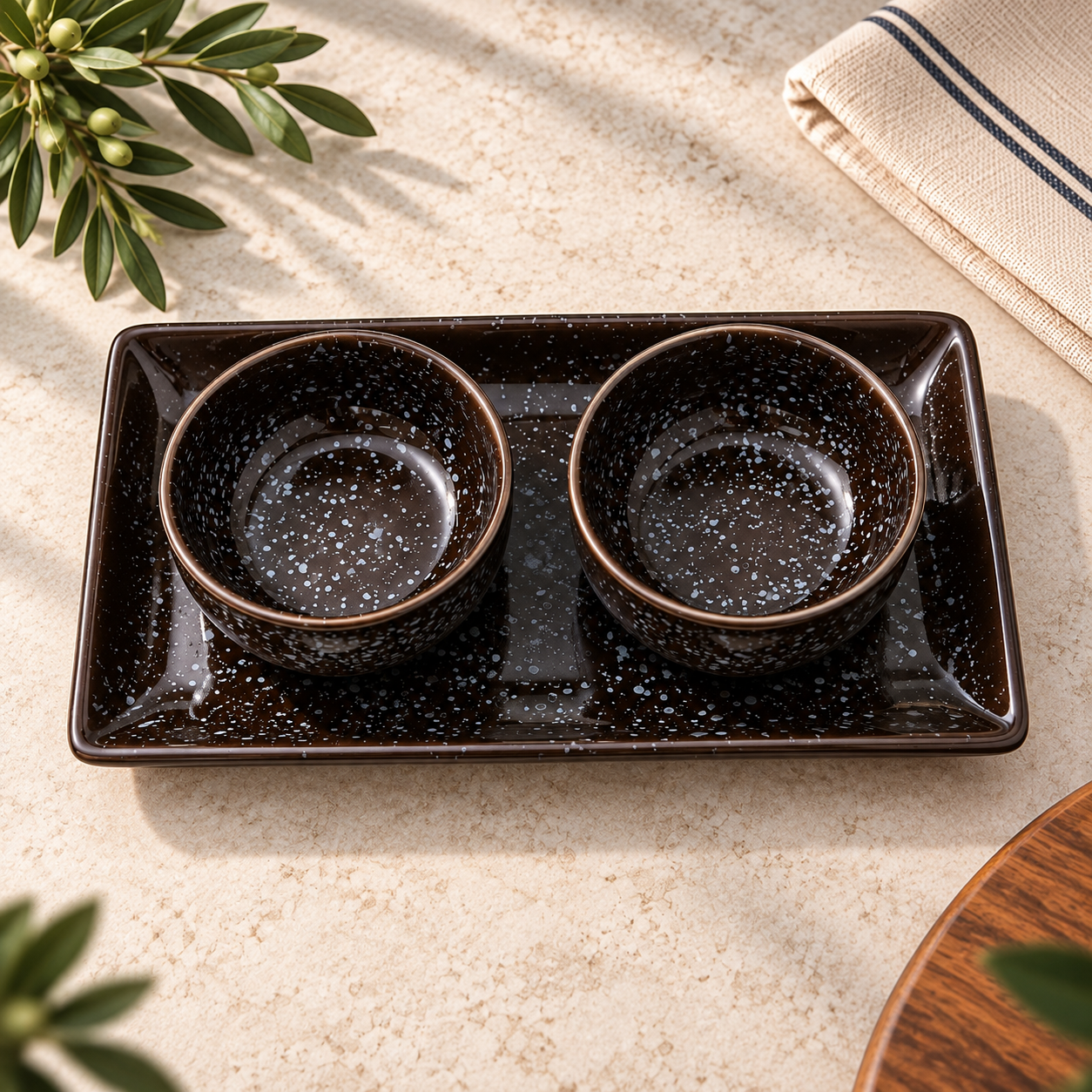 BLACK SPECKLED STONEWARE - Image 2