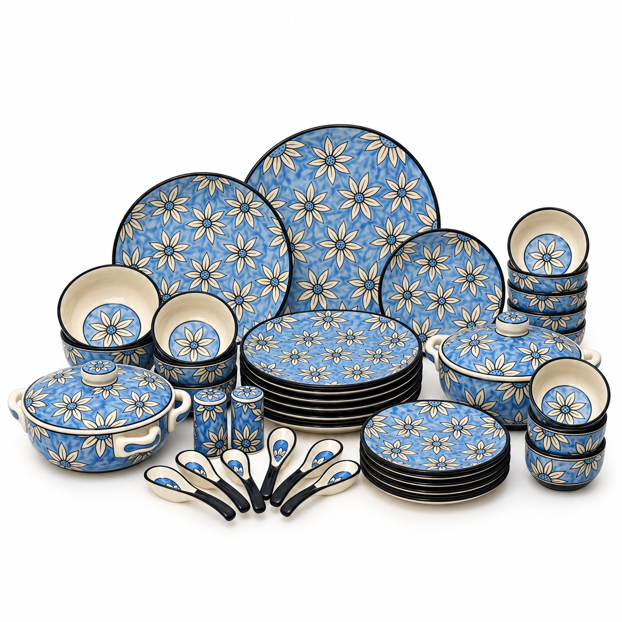 BLUE BLOSSOM SET OF 37 - Image 4