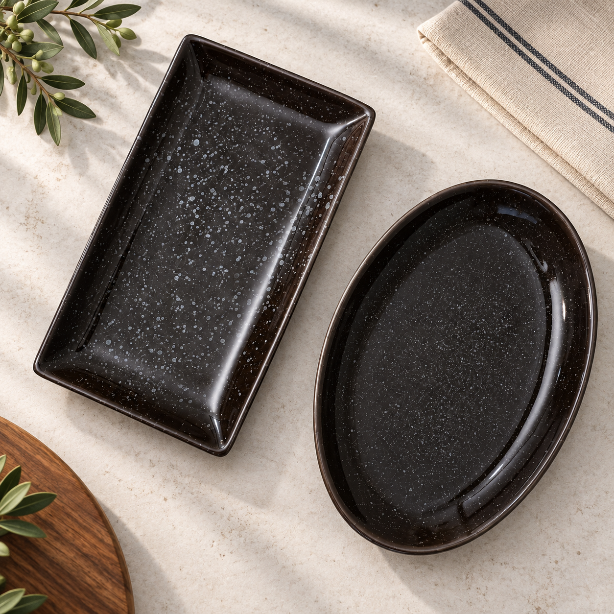 BLACK SPECKLED STONEWARE - Image 5
