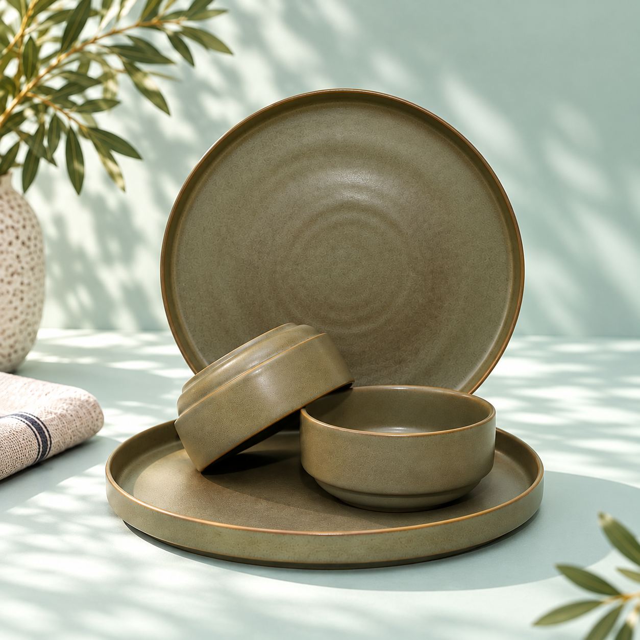 TAUPE MATTE - SET OF 6 - Image 6