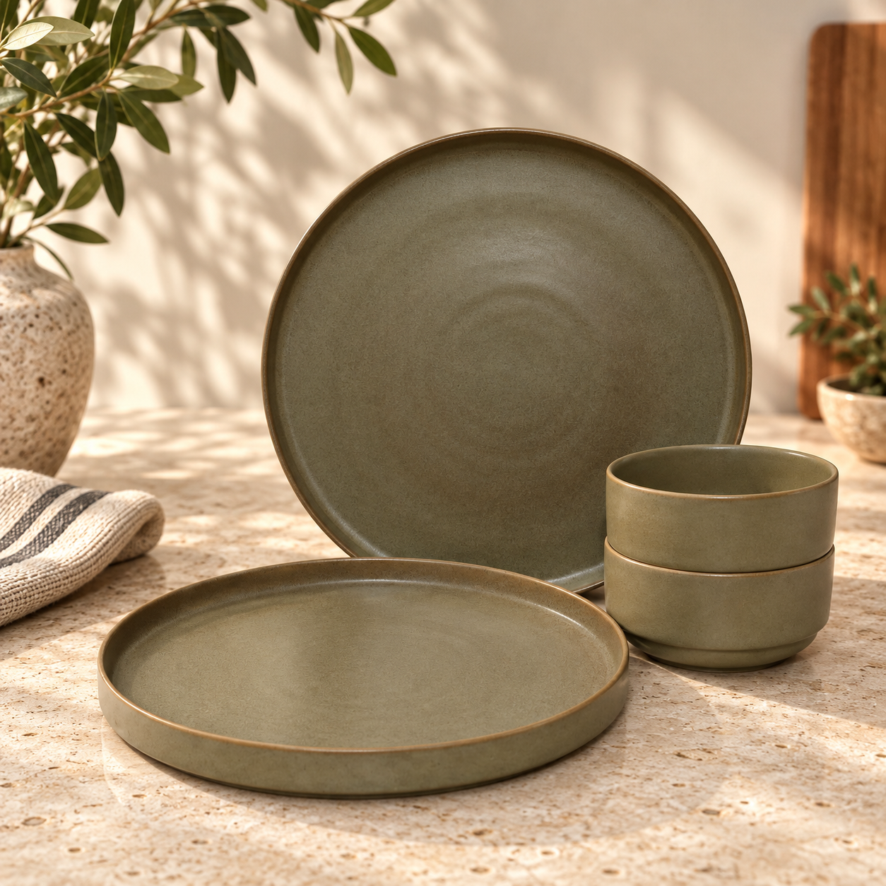 TAUPE MATTE - SET OF 6 - Image 7