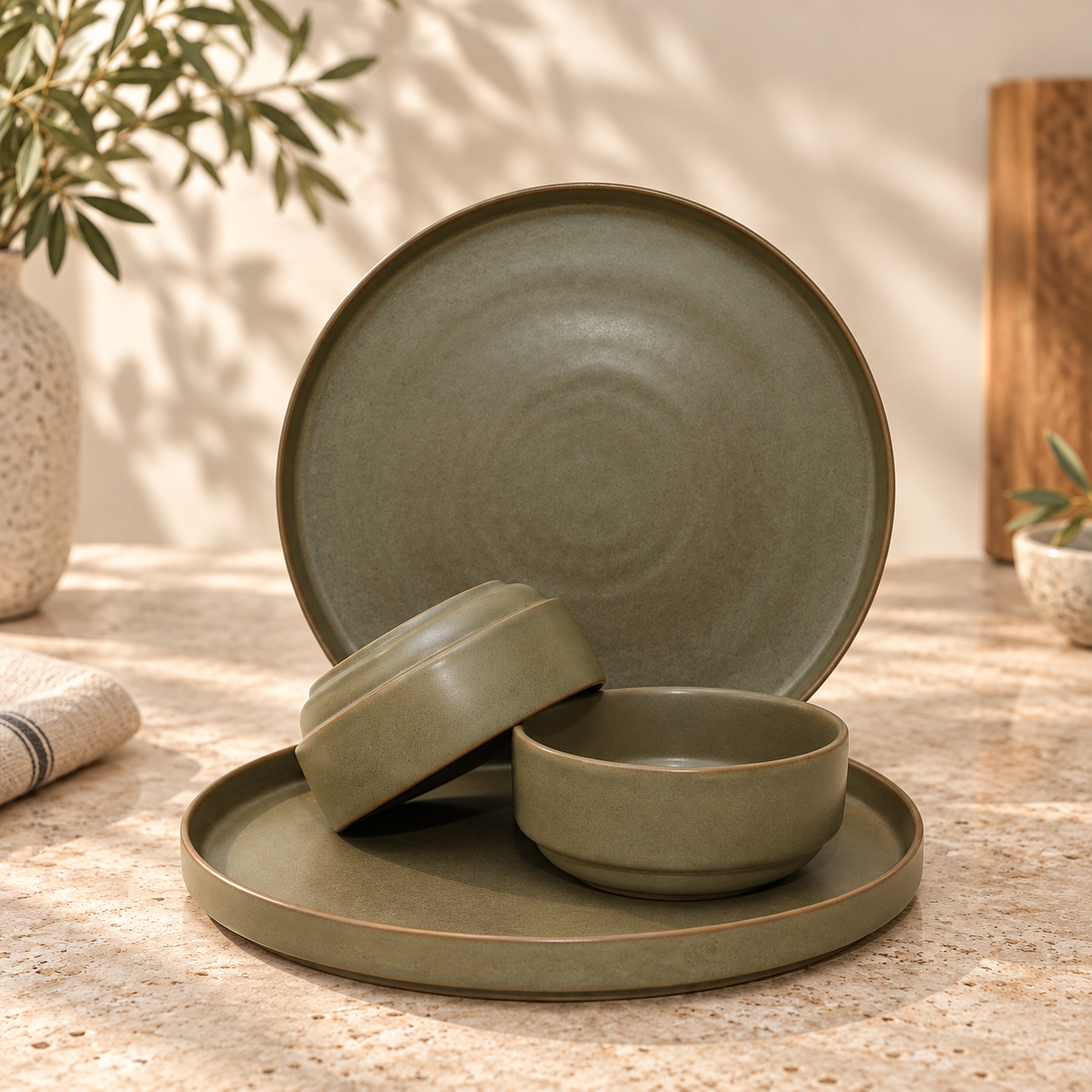 TAUPE MATTE - SET OF 6 - Image 8