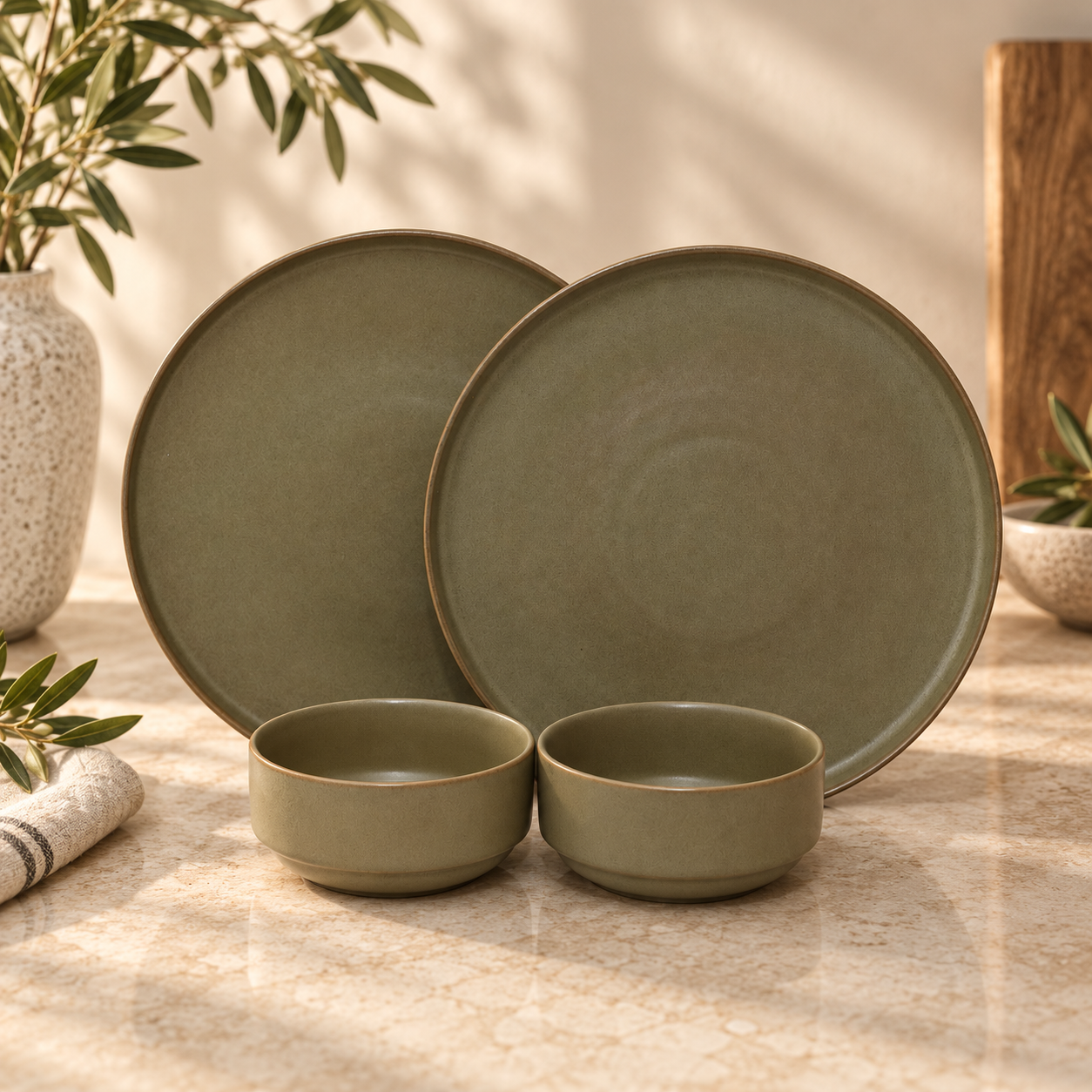 TAUPE MATTE - SET OF 6 - Image 9